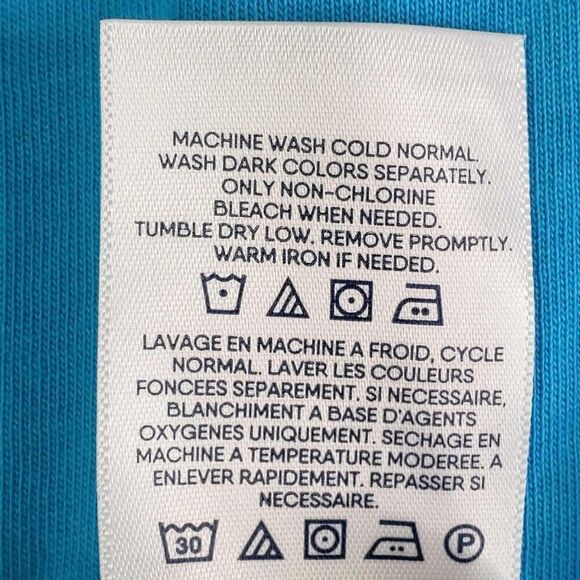 Lands End Shift Dress Women's Plus Size 1X Blue Teal Sleeveless Embroidered - Picture 8 of 9